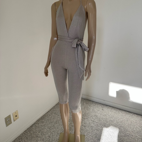 Shiny jump suit club or birthday size S used - Picture 7 of 9